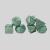 18mm Red background with green text (glow in the darkness)