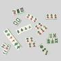 Custom 29mm Mahjong Set - Wholesale Ivory Melamine Dominoes