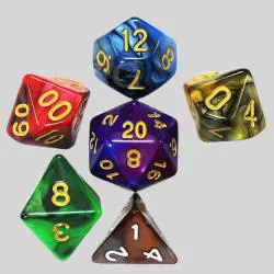 Polyhedral D20 Dice Set - Resin D&D Dice Set (1000+pcs)