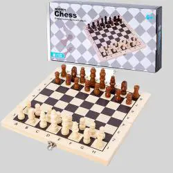 High Quality Wooden Chess Set - Triangle Chess Game