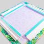 Mahjong Mat - 32x32 Tropical Palms Game Table Cover