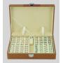 Chinese Wooden Mahjong Game Set - 146 Tiles, 2 Dice, Sonny MJ-1001