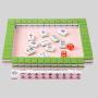 American Mini Mahjong Tiles Game Set Travel Outdoor Party