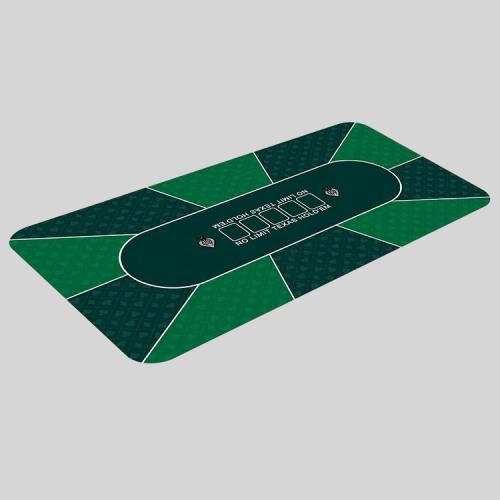 Waterproof Texas Poker Mat - Custom Rubber Playmat, Linkway