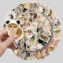 Cute Animal Cat Stickers - 100 Pcs Waterproof Decals