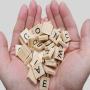 DIY Wood Alphabet Tiles, Scrabbles Game, Coasters (100 Set)