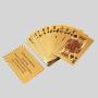 Custom Gold Foil Poker Set - Waterproof Travel Game