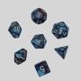7 Dice Set DND RPG with Bag - D4 D6 D8 D10 D12 D20