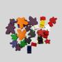Custom Wooden Chess Pawns Meeples - Board Game Accessories