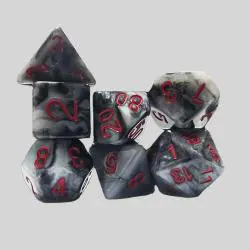 7Pcs Dice Set Resin Polyhedral Dice for DND MTG RPG Games