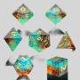 Resin Polyhedral Dice Set - D&D RPG Dice