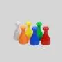 Colored Chess Pawns - Custom Plastic Game Pieces Colored Chess Pawns - Custom Plastic Game Pieces