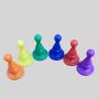 16x25mm Ludo Game Pieces, Multicolor PS Plastic Tokens 16x25mm Ludo Game Pieces, Multicolor PS Plastic Tokens