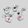 Mahjong Panda Keychain - UV Printed, Custom Logo Mahjong Panda Keychain - UV Printed, Custom Logo