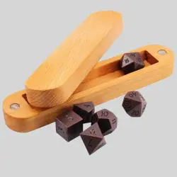 Wooden Dice Box - Handmade Craft Gift (HSH H19-769)