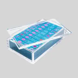 Acrylic Mahjong Tile Box Protector - Custom Clear Case