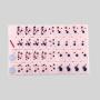 Millennial Pink Acrylic Mahjong Set - Unique Tiles