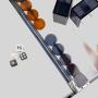 Luxury Folding Acrylic Backgammon Set - Travel Game