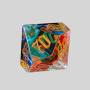 Custom Engraved Dice Set - DND Prism Crystal Dice