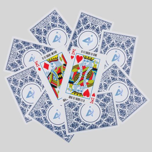 Custom Plastic Casino Poker Cards - Jumbo, Waterproof, Logo Printing
