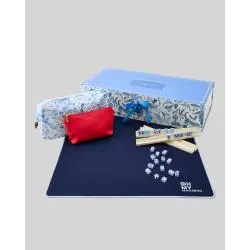 Mini Portable Mahjong Tiles Set - Family Entertainment