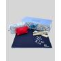 Mini Portable Mahjong Tiles Set - Family Entertainment