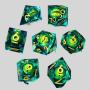 Resin D&D Dice Set - Polygonal Sharp Edge Dice