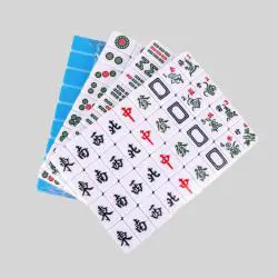 Travel Mini Mahjong Tiles Set - 24/26/28/30mm Bicolor