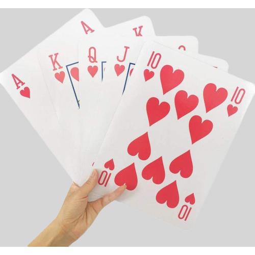 Custom Jumbo Poker Cards - Family Entertainment