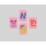 Custom Petal Pink Mahjong Tiles Set - YUDA MJ7 Game Board