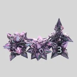 7pcs DND Glitter Metal Dice Set - YS Brand