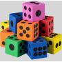 Custom Colorful EVA Dice Set - 6 Sided Game Dice