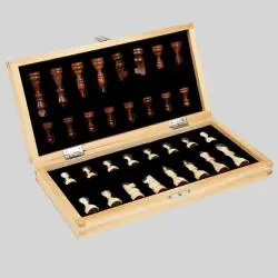 Wooden Magnetic Chess Set - Wholesale, Folding Board, Toywoo