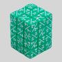 HD Dice 12mm Acrylic D6 Dice - Green & Purple