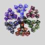 D&D Dice Set - 5Pcs Polyhedral Acrylic Dice with Free Pouch