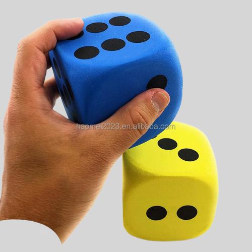 Custom Colorful EVA Dice Set - 6 Sided Game Dice