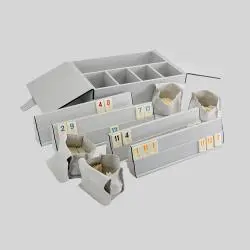 Custom PU Leather Rummy Game Set - Wholesale Mahjong Box