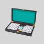 Two Color Melamine Mahjong Set with Wooden Box - 166pcs