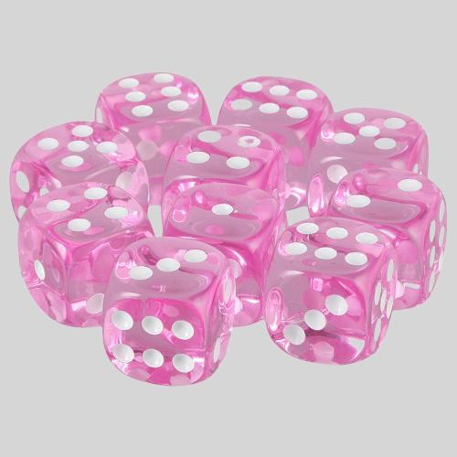 Cross Border 16mm Acrylic Dice Mahjong Wholesale