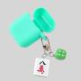 Mahjong Dice Keychain - Resin Amulet Luck Charm