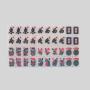 Mini American Mahjong Set - 166pcs Ivory Melamine Tiles