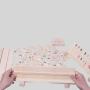 Child Intelligence Game - Wooden Racks Number Tiles Math Board Game