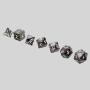 Metal Polyhedral Dice Set - D&D RPG Dice