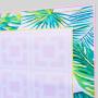 Mahjong Mat - 32x32 Tropical Palms Game Table Cover