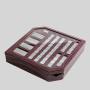 Luxury Leather Mahjong Gift Set - Christmas Travel Game Box