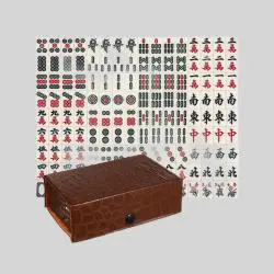 2024 Mahjong Set - Mini Portable Chinese Game Set