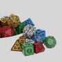 7pcs Polyhedral Dice Set - D&D MTG RPG Acrylic Dice