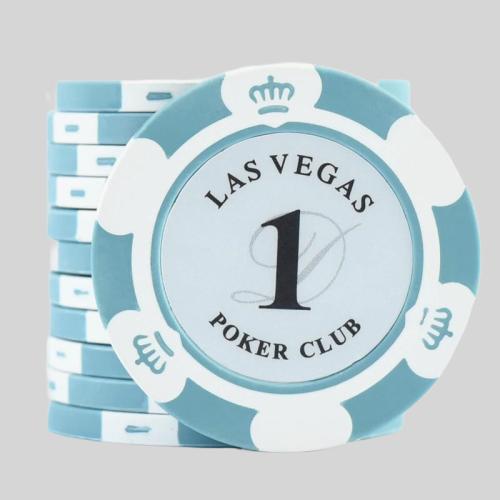 Casino Clay Poker Chips Set - Metal & Clay Gaming Chips