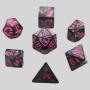 HS Blue Polyhedral Dice Set - DND RPG Acrylic Dice