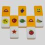 Custom 27x19x10mm Acrylic Mahjong Tiles